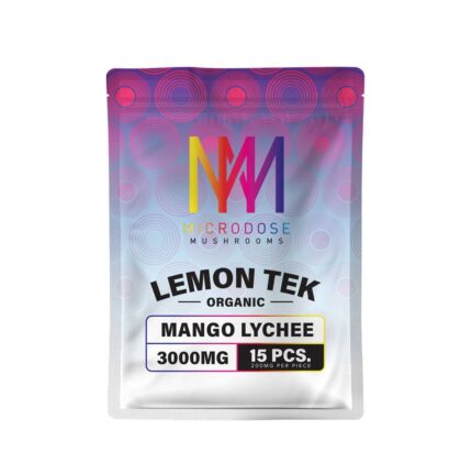 Organic Lemon Tek Mango Lychee Gummies with 3000mg Psilocybin