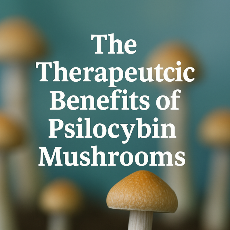 The Therapeutic benefits of psilocybin mushrooms