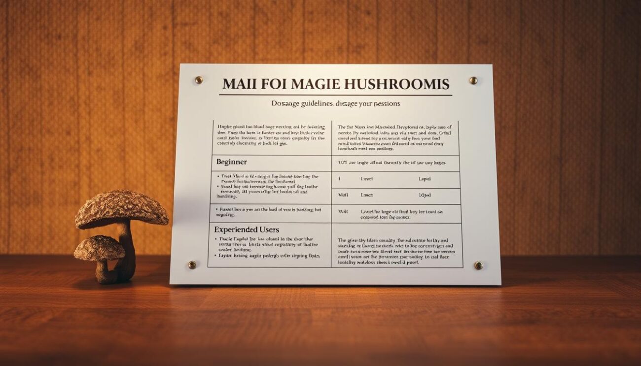 magic mushroom dosage guidelines
