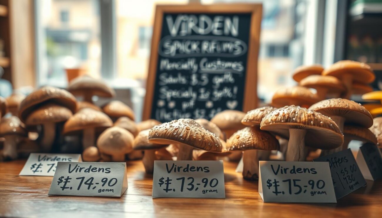 magic mushroom pricing