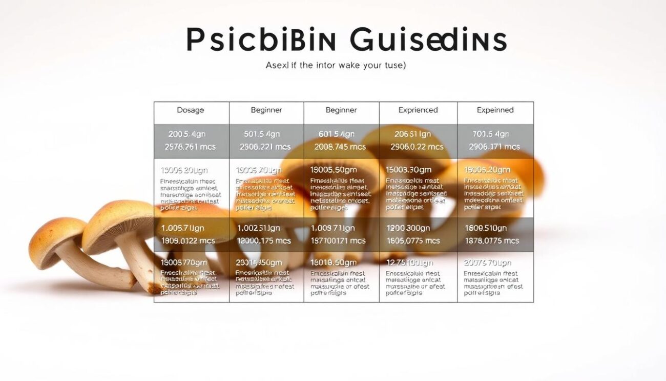 psilocybin dosage guidelines